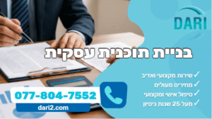 בניית תוכנית עסקית DARI